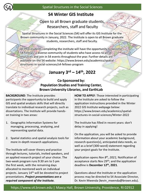 Winter 2016 GIS Institute Conference Program .